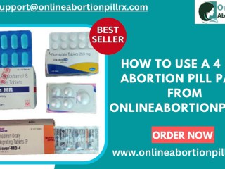 How to use a 4 pill abortion pill pack from Onlineabortionpillrx