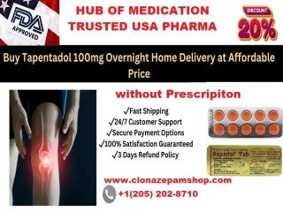 High Quality Tapentadol 100mg Order Online Overnight Delivery Get 20% Discount