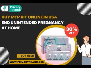 Buy MTP Kit Online in USA- End Unintended Pregnancy at Home with 30% Off