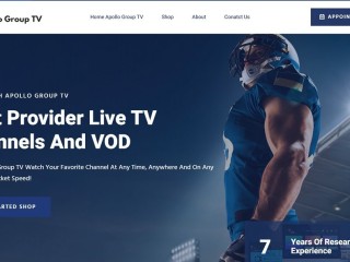 Apollo Group TV High-Quality IPTV Service 2025