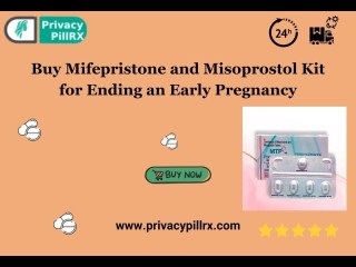 Buy Mifepristone and Misoprostol Kit for Ending an Early Pregnancy