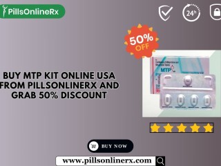 Buy MTP Kit Online USA from PillsOnlinerx and Grab 50% Discount