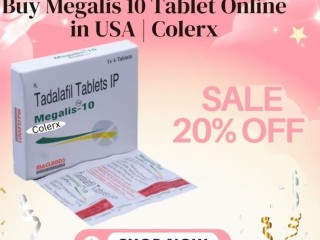 Buy Megalis 10 Tablet Online in USA | Colerx