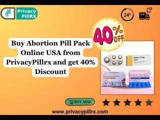 Buy Abortion Pill Pack Online USA from PrivacyPillrx and get 40% Discount