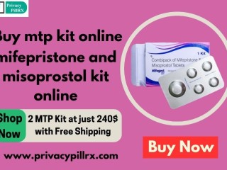 Buy mtp kit online - mifepristone and misoprostol kit online