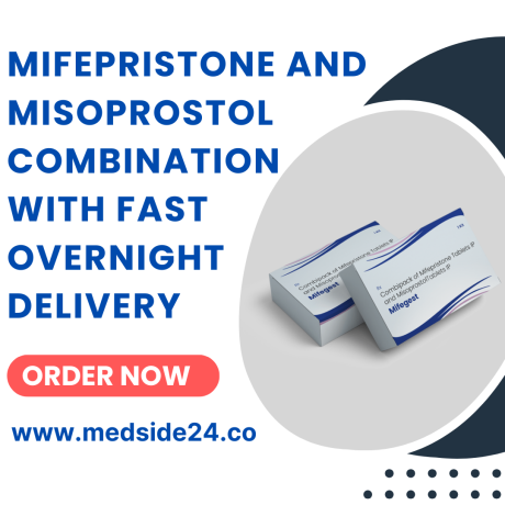 MTP Kit USA - Mifepristone and Misoprostol Combination with Fast Overnight Delivery