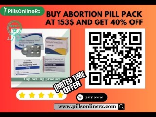 Buy Abortion Pill Pack at 153$ and get 40% Off