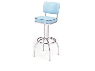 Find our swivel-seat Retro counter stools fabricated in the USA