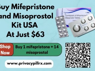 Buy Mifepristone and Misoprostol Kit USA At Just $63