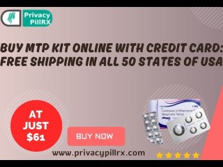 Buy MTP Kit Online with Credit Card: Free Shipping in all 50 States of USA