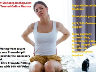 Buy Citra Tramadol 100mg Online Without Doctor Approval - For Back Pain And Sciatica